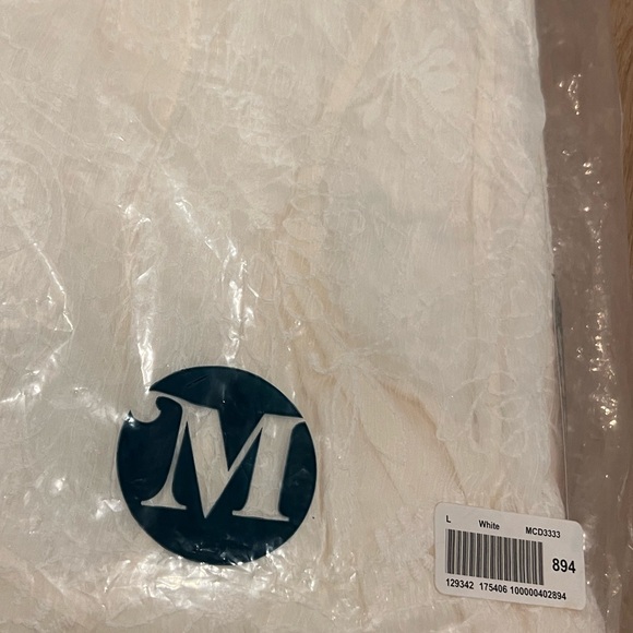 Modcloth NEW with tags maxi white lace long sleeves dress - Picture 11 of 11